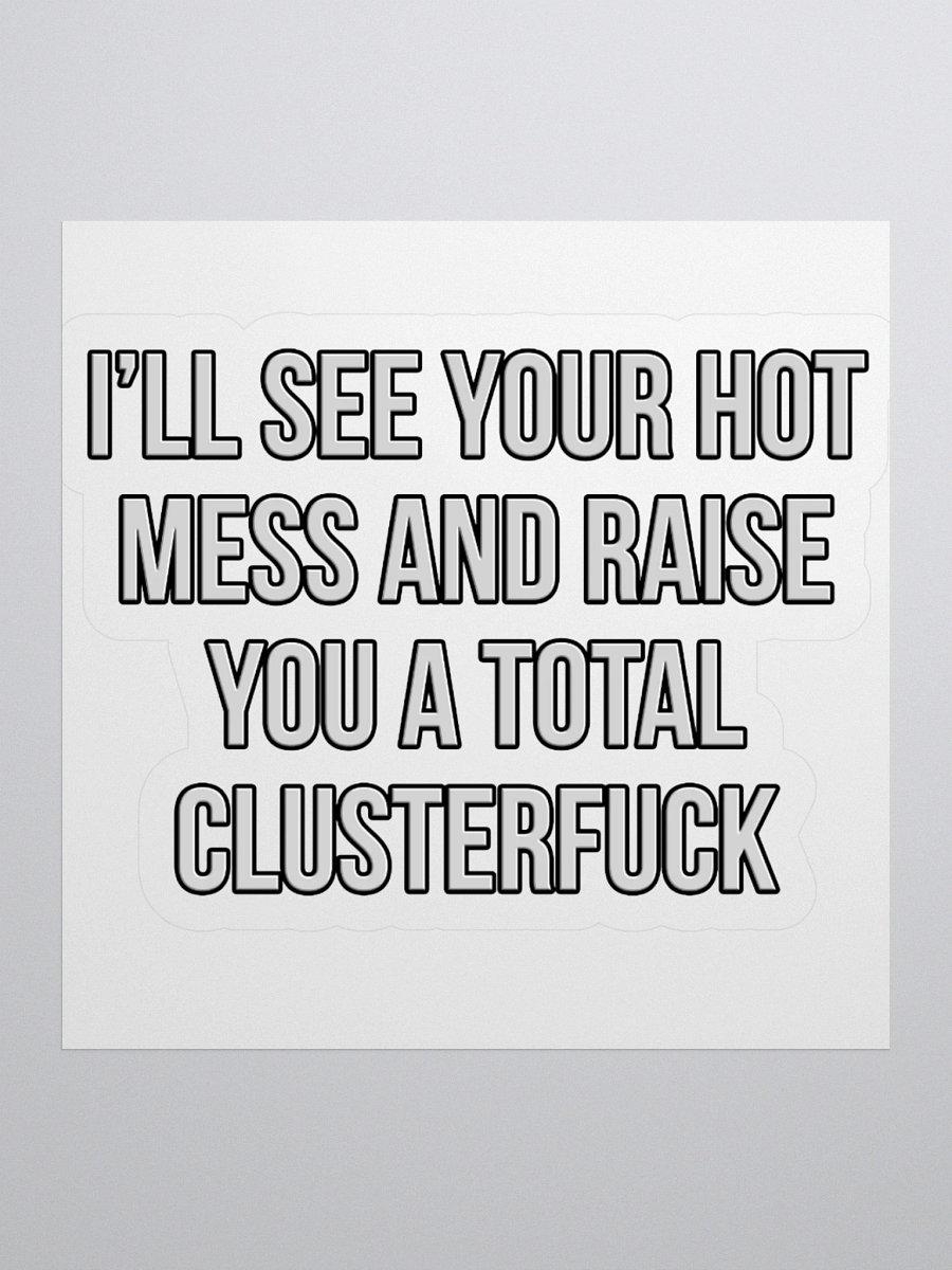nope snark - raise sticker product image (1)