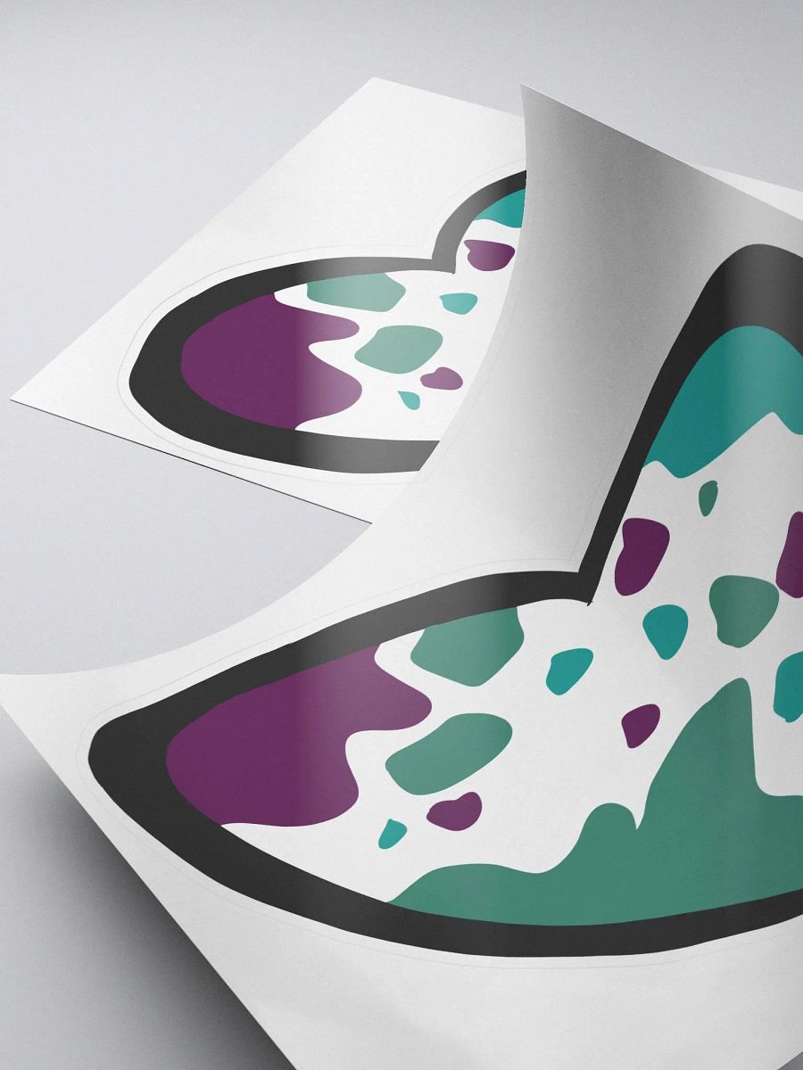 Little Moo Heart Sticker product image (4)