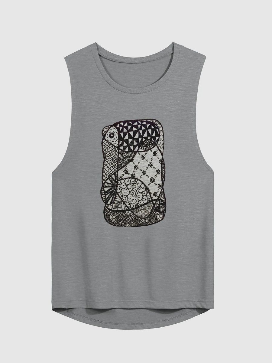 Whimsical Monochrome Flowy Tank product image (2)