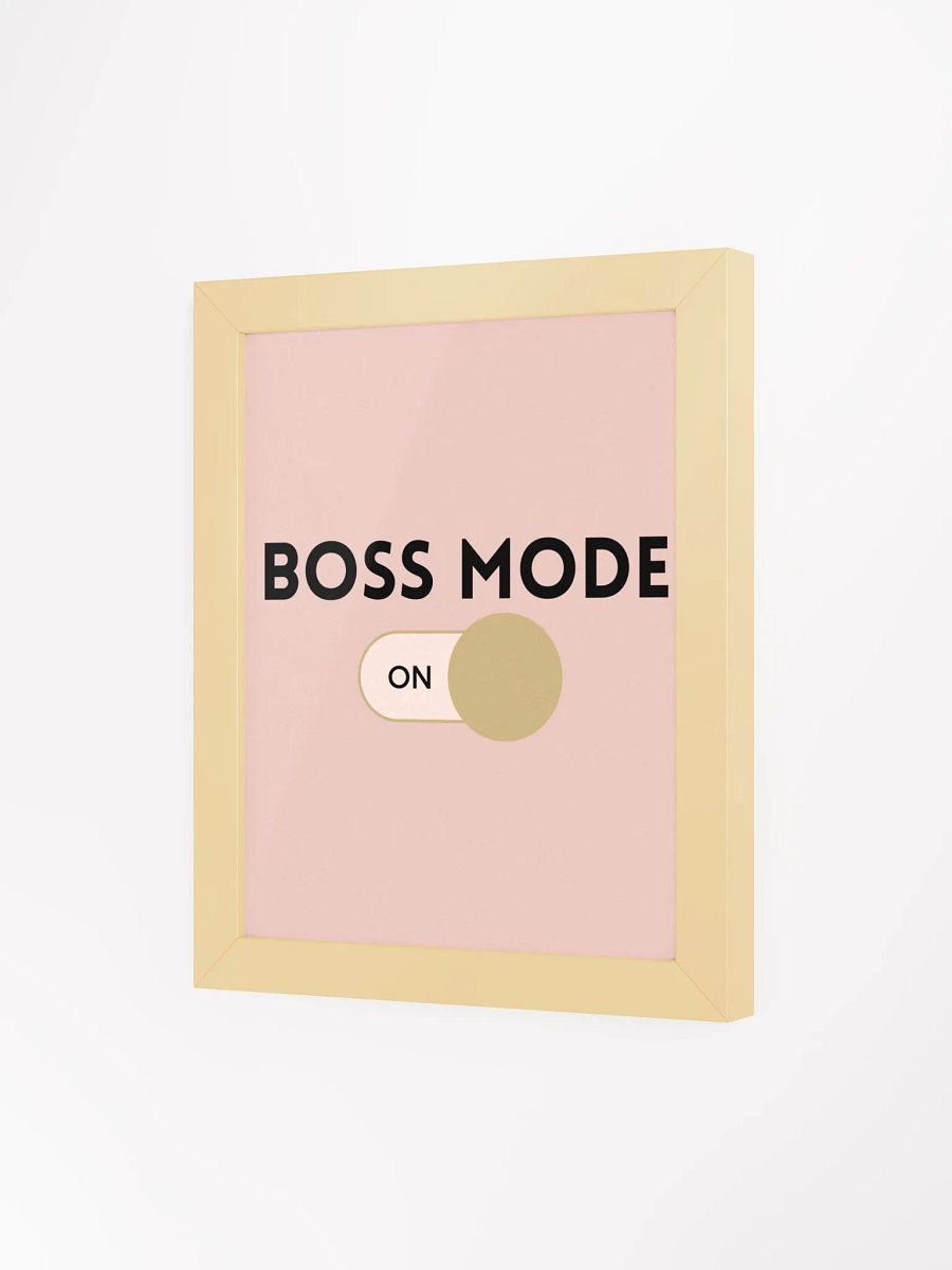 Boss Mode Wall Art - Pink product image (3)