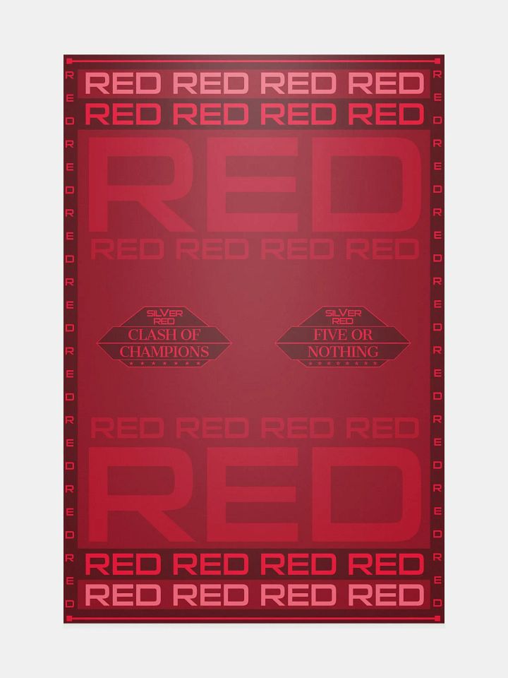 SILVER VS RED - ALL IN RED (poster) product image (1)