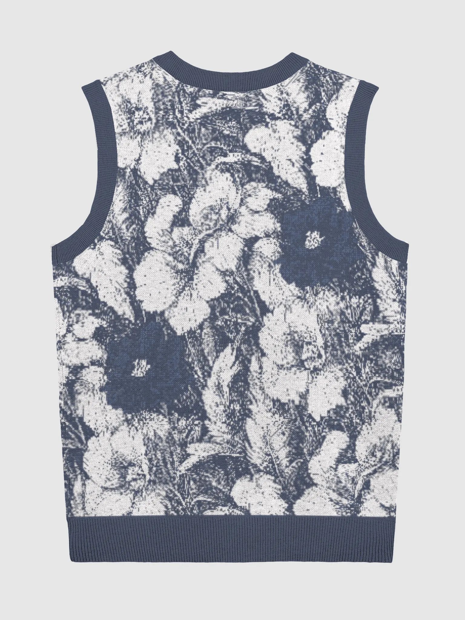 Floral Bliss II Knitted V-Neck Vest product image (2)