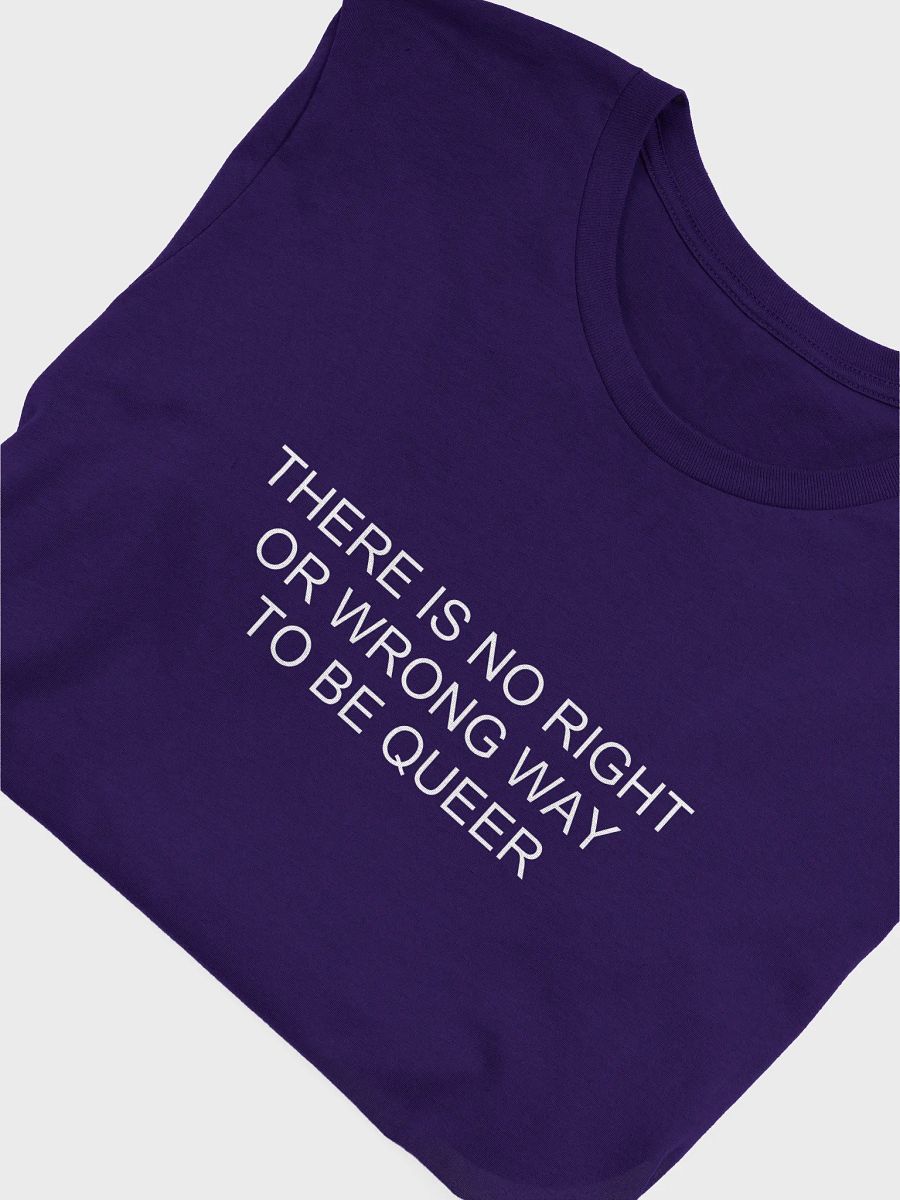 no wrong way to be queer t-shirt product image (5)