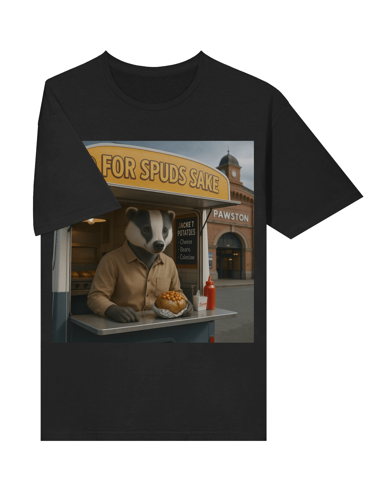 For Spuds Sake Badger T-Shirt product image (42)