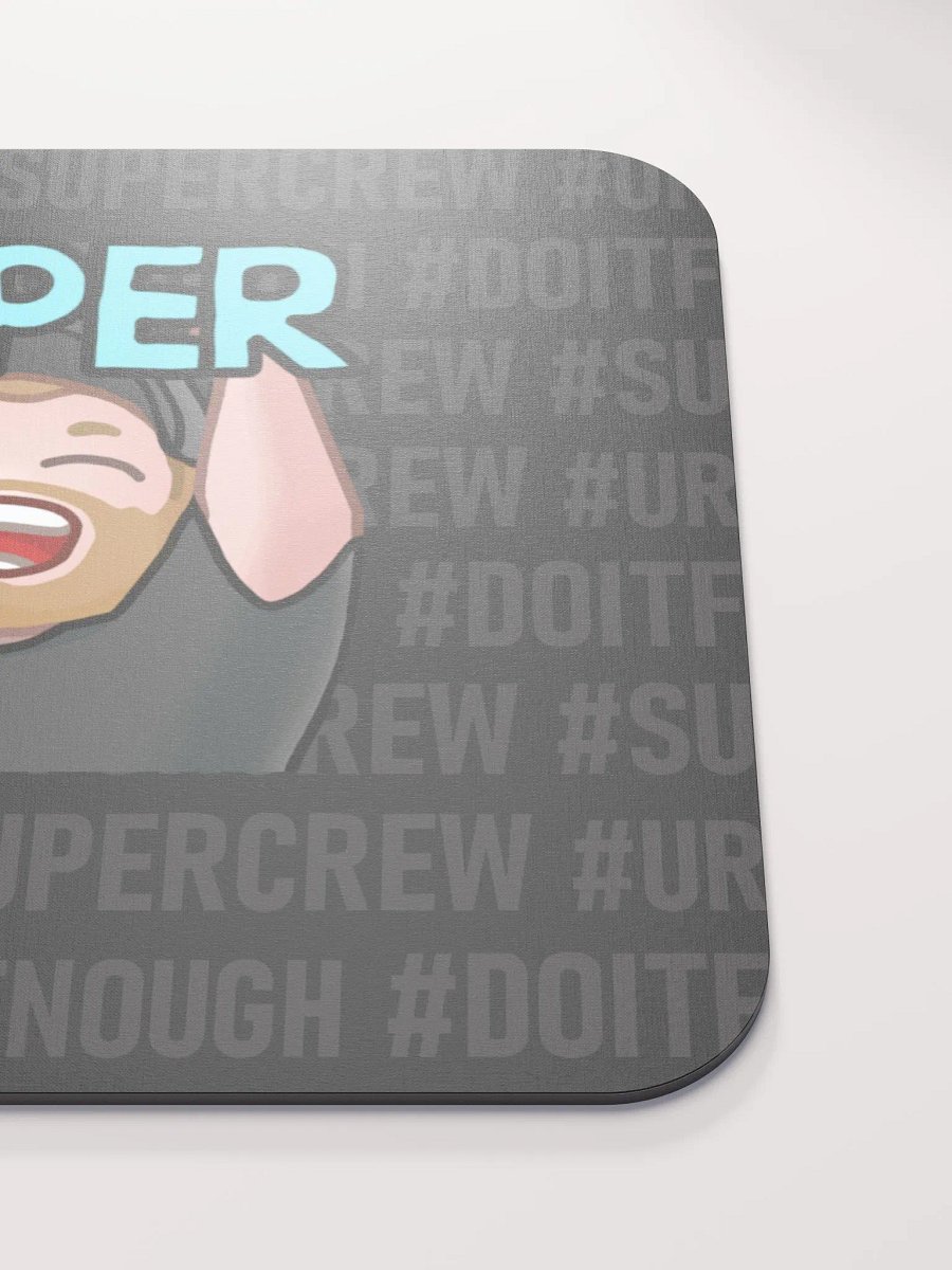 #DOITFORCREW - Standard Mouse Pad - black product image (5)