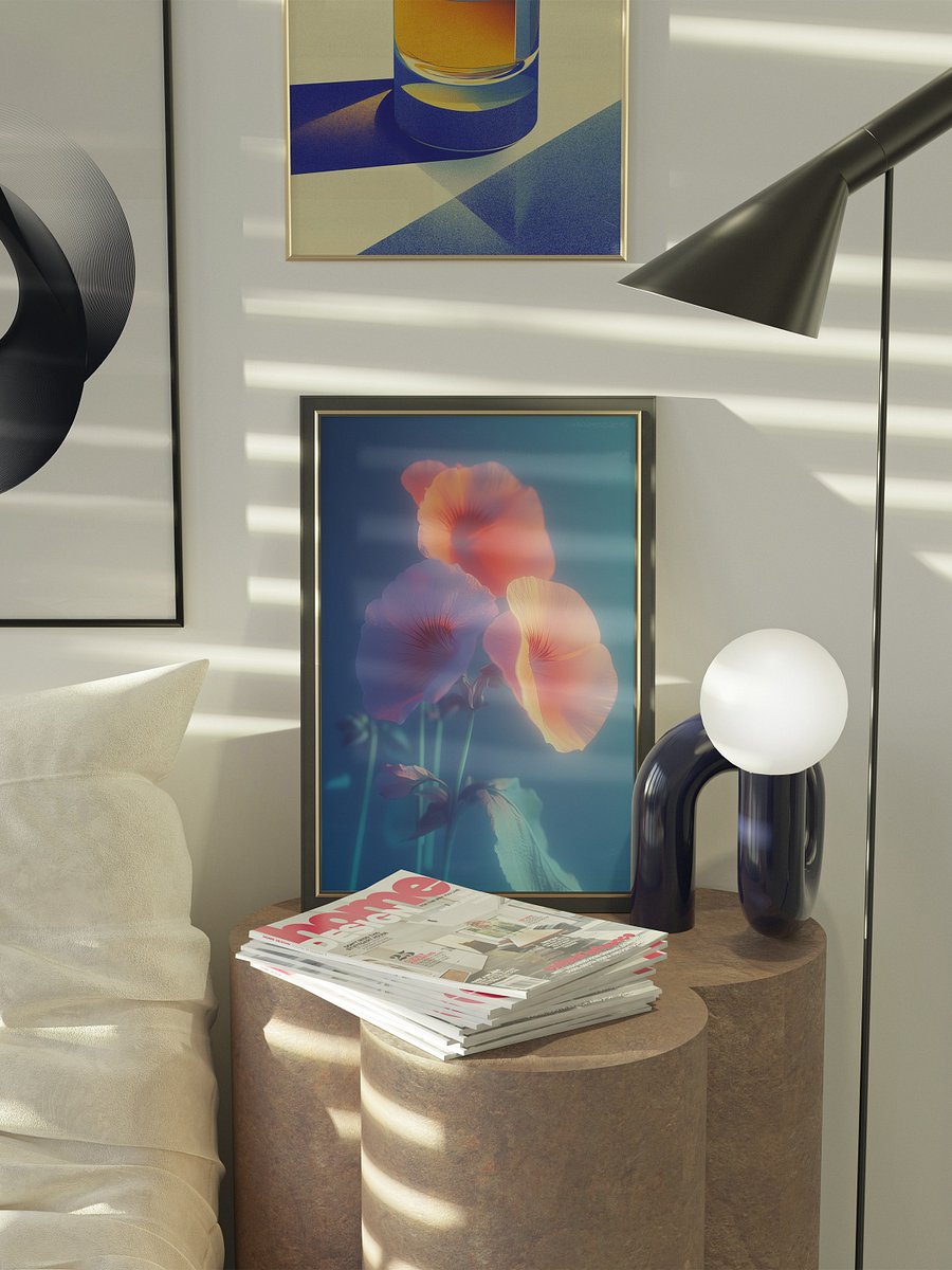 Dreamy Pastel Pansy Flower Print product image (7)