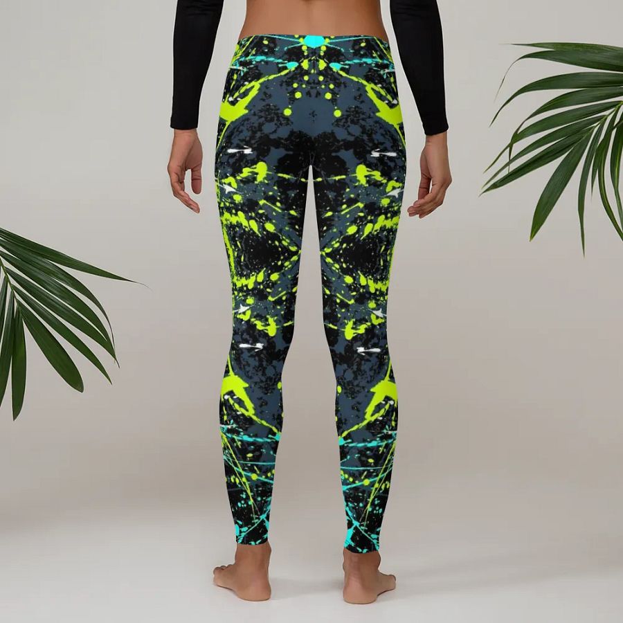 Leggings – Color Splash Print for Vibrant & Bold Style product image (4)