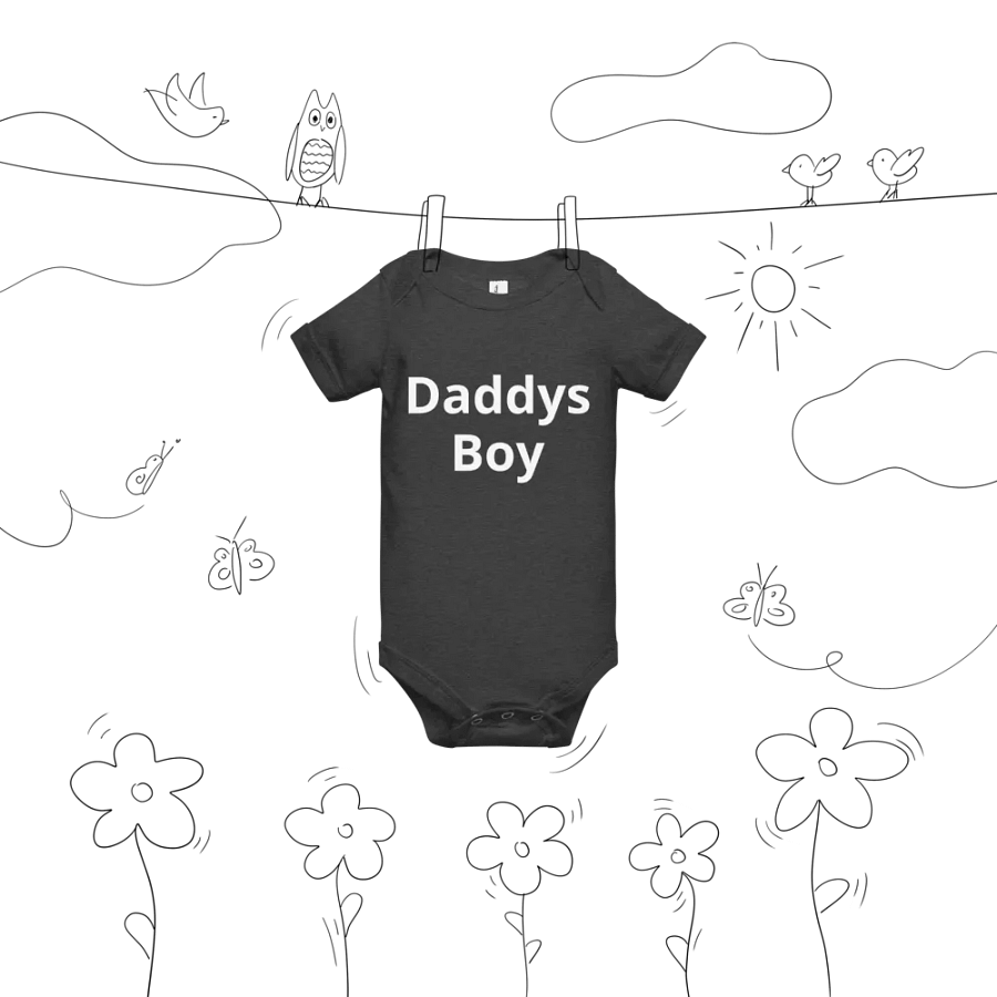 Daddy's Boy Baby Onesie product image (9)