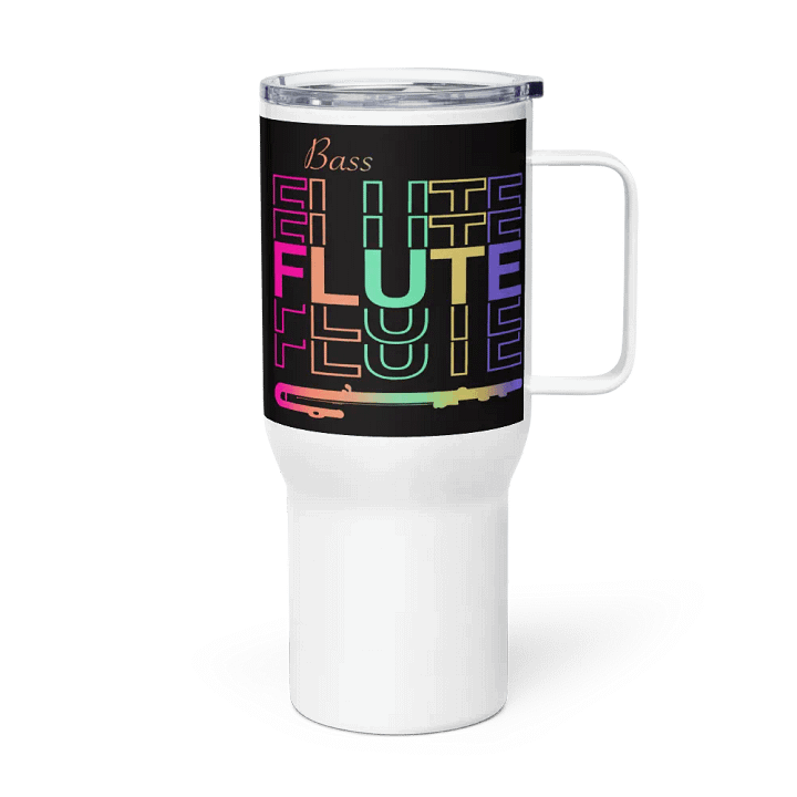 Symmetrical Flute Graphic Travel Mug - Bass product image (1)
