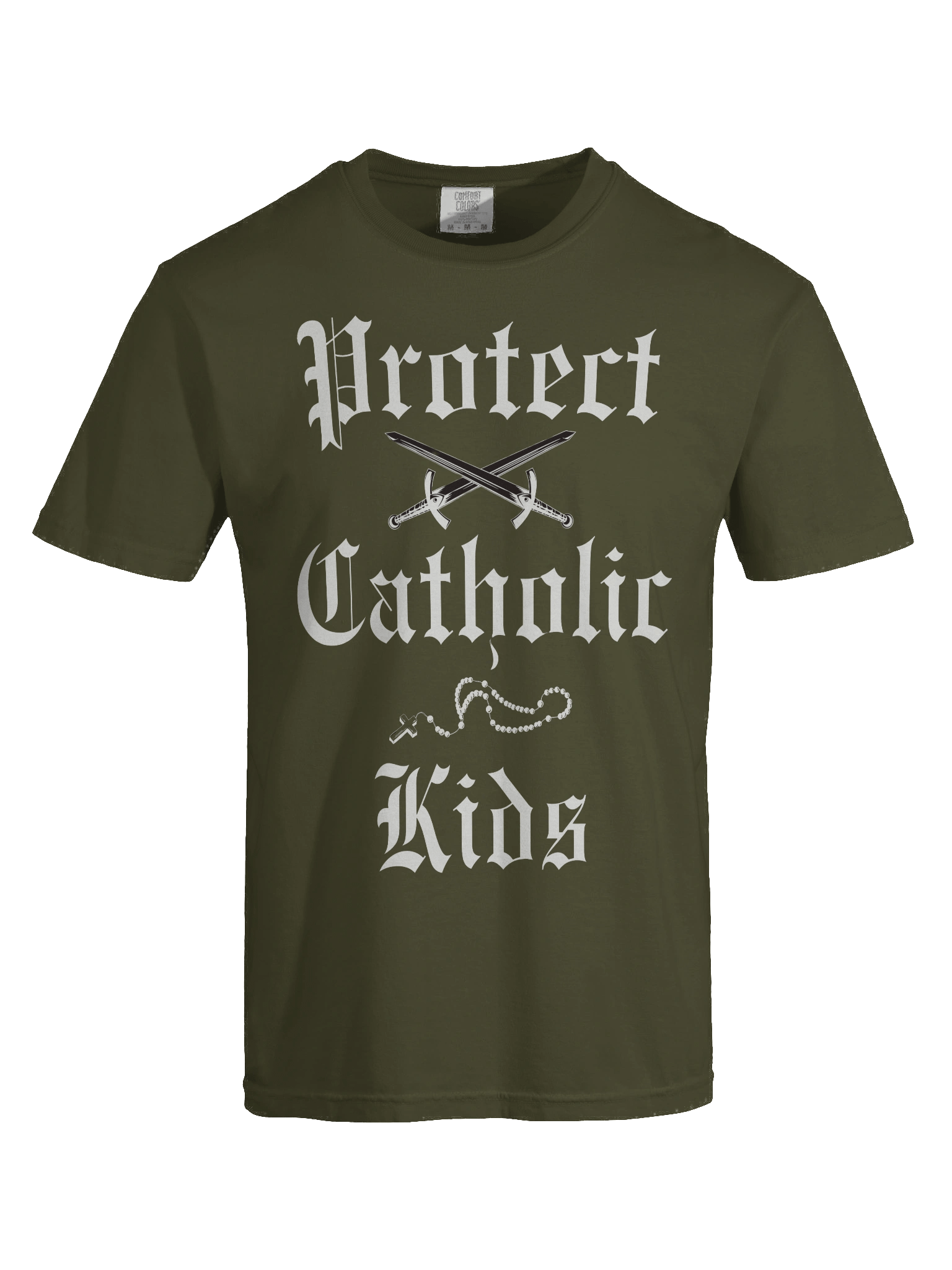 Protect Catholic Kids - T Shirt - Sage product image (7)