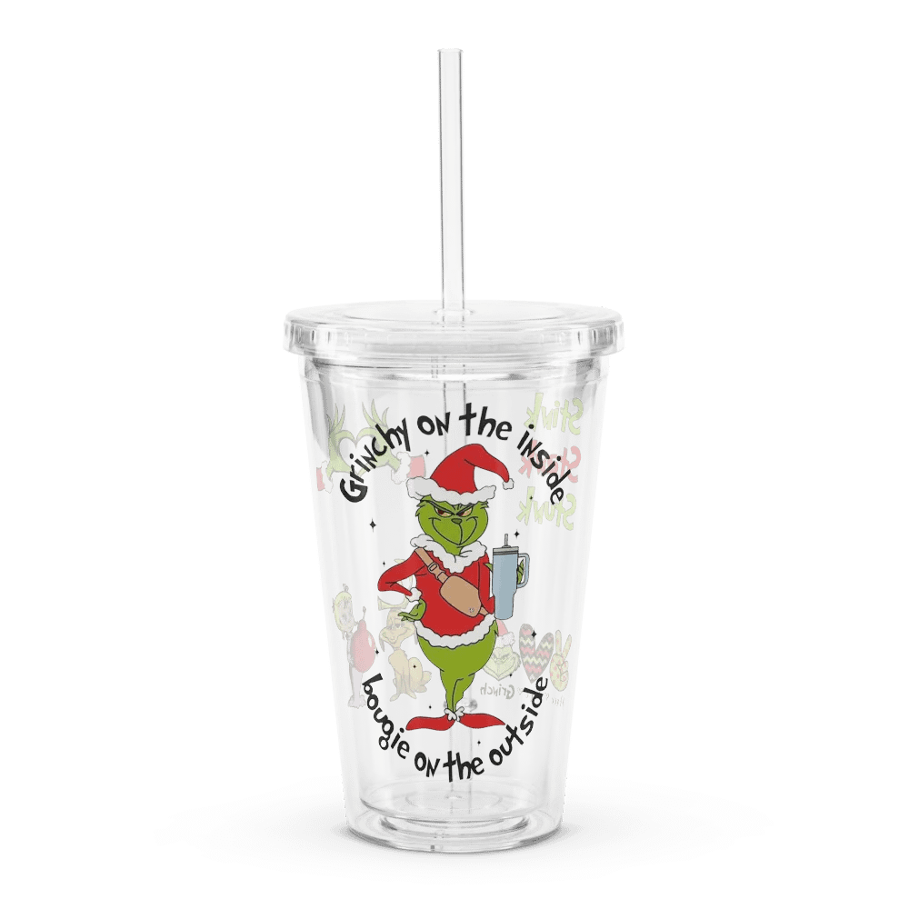 Whimsical Grinch Christmas Tumbler product image (1)