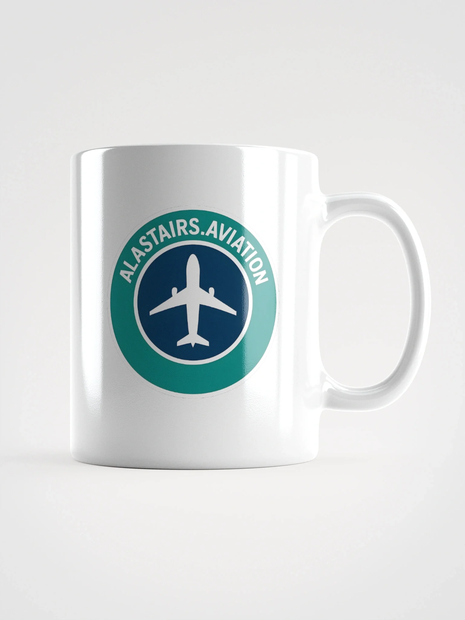 Alastairs Aviation White Gloss Mug. product image (1)