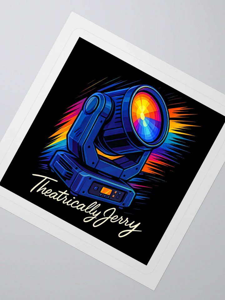 Theatrically Jerry Signature Moving Head Light Sticker product image (6)