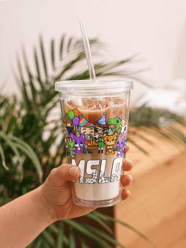 MSLA Sweet Sixteen - Double Wall Clear Plastic Tumbler product image (1)