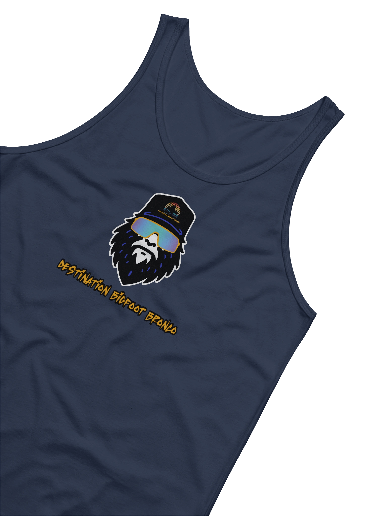 Destination Bigfoot Bronco Synthwave Bella+Canvas Jersey Tank (Multiple Colors Available) product image (5)