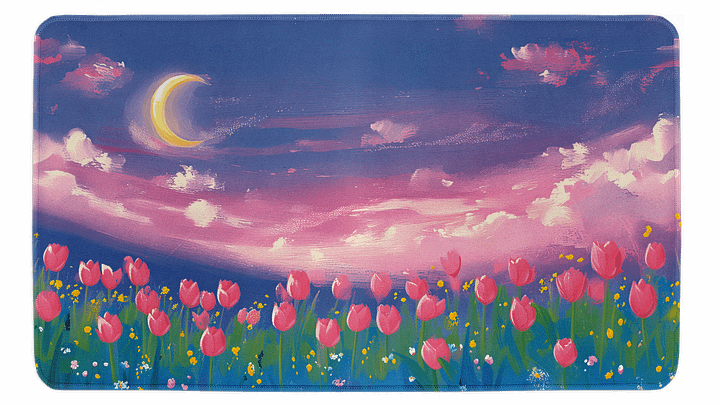 Tulip Garden Desk Mat product image (1)