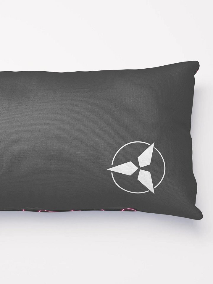 ESP Card Pattern Half-Print Solid Back Pillow—Berry Edition product image (6)
