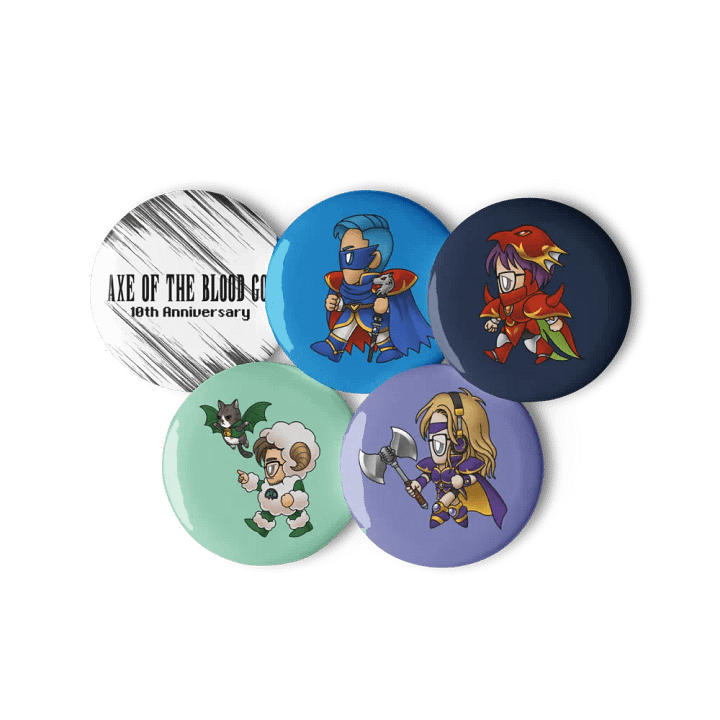 Blood God 10th Anniversary Pin Set product image (3)