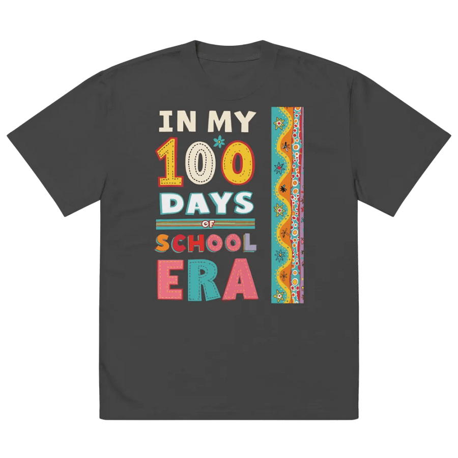 In My 100 Days of School Era Faded T-Shirt product image (2)