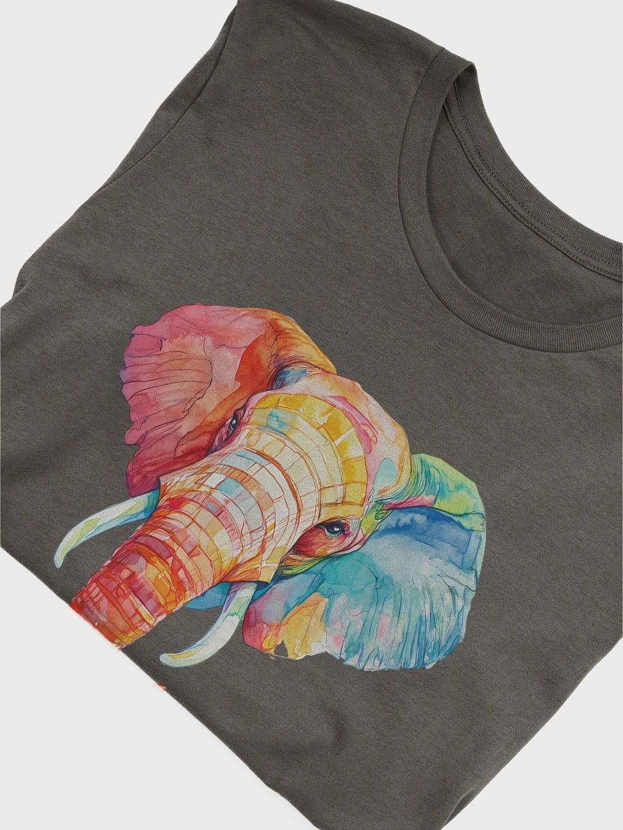 Vibrant Elephant Head Graffiti Tee product image (48)