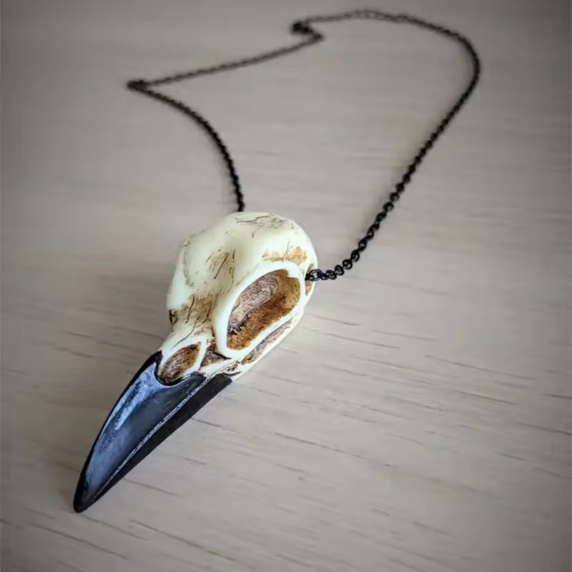 Raven Skull Necklace [PRE-ORDER ONLY] product image (3)