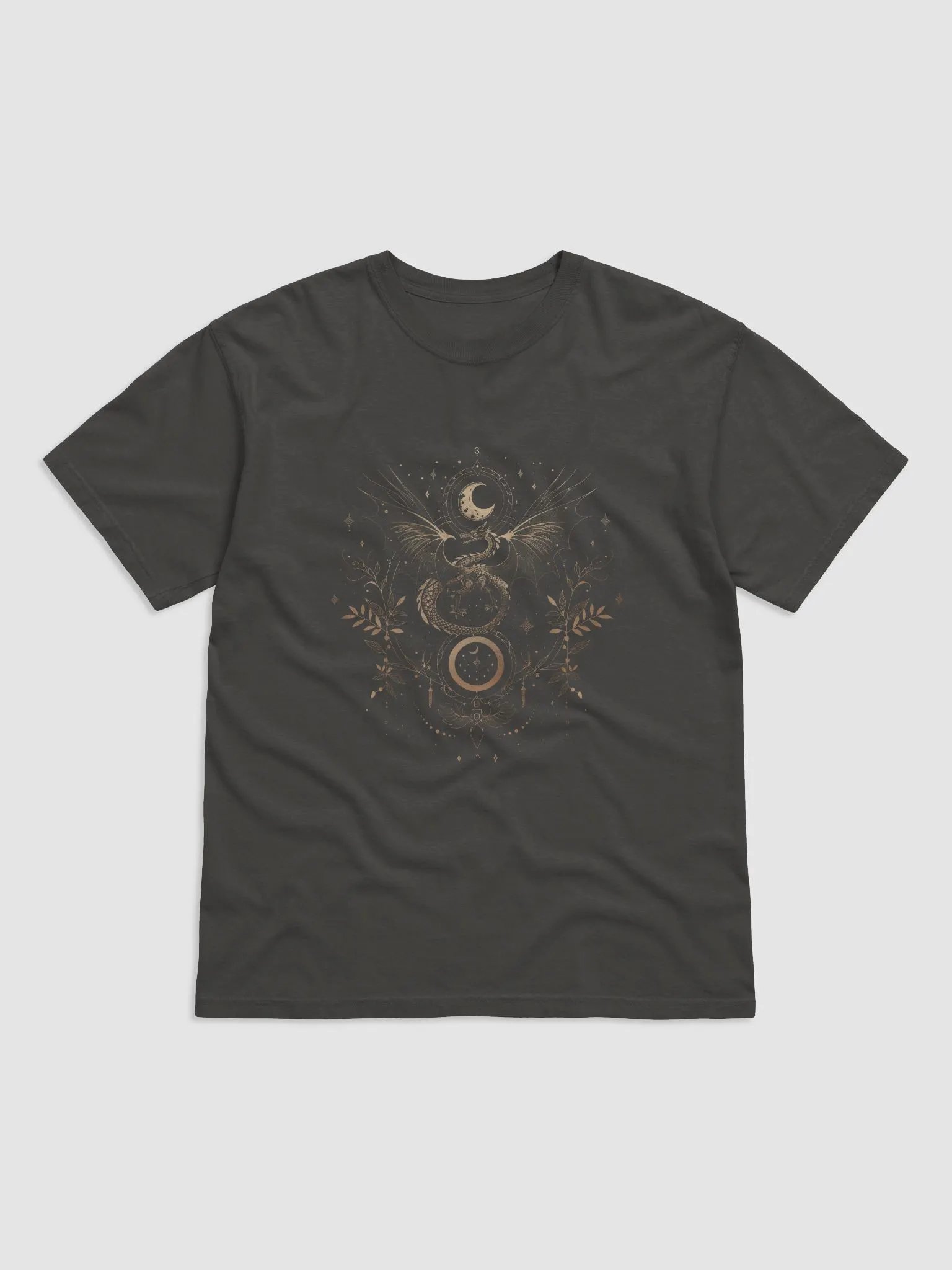 Mystic Dragon Moon Design No 1 - T-Shirt product image (5)