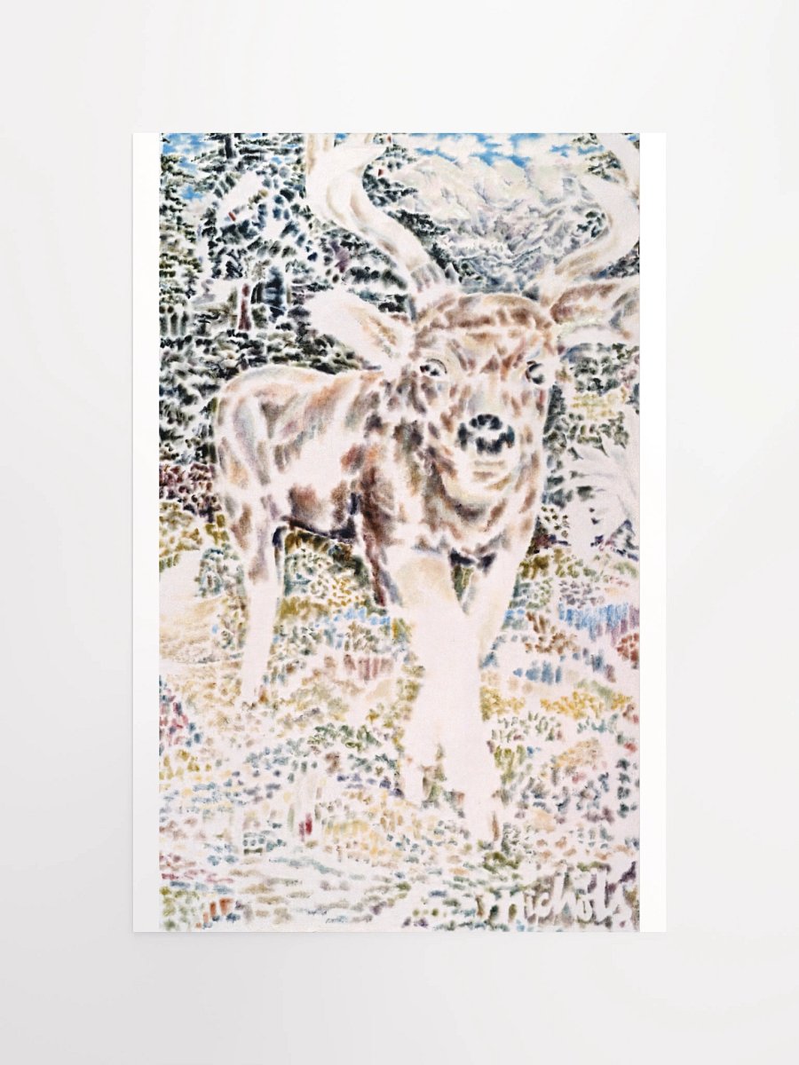 Deer on Desolation (1989) print product image (8)