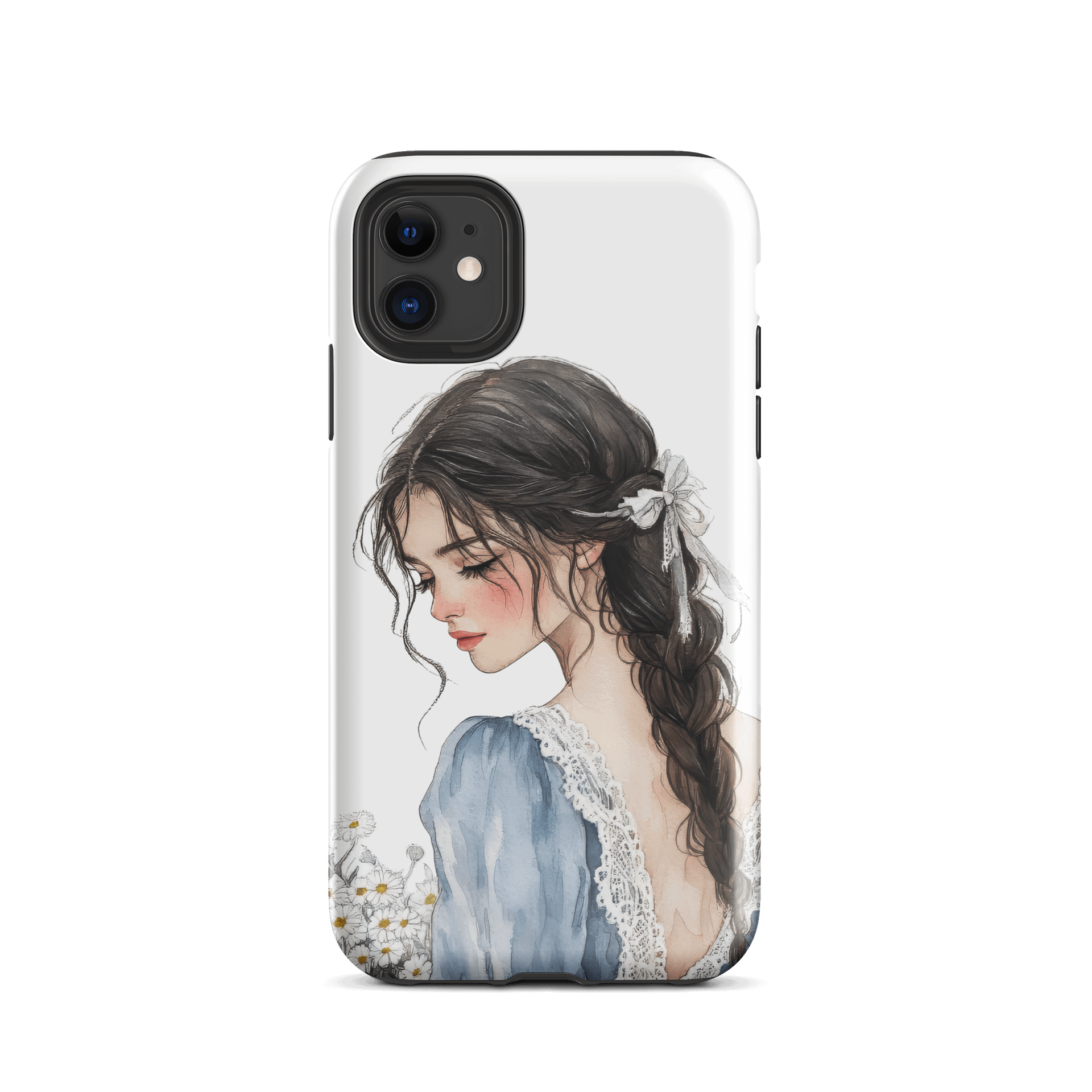 "Blue Lace Daydream" iPhone® Tough Case product image (55)