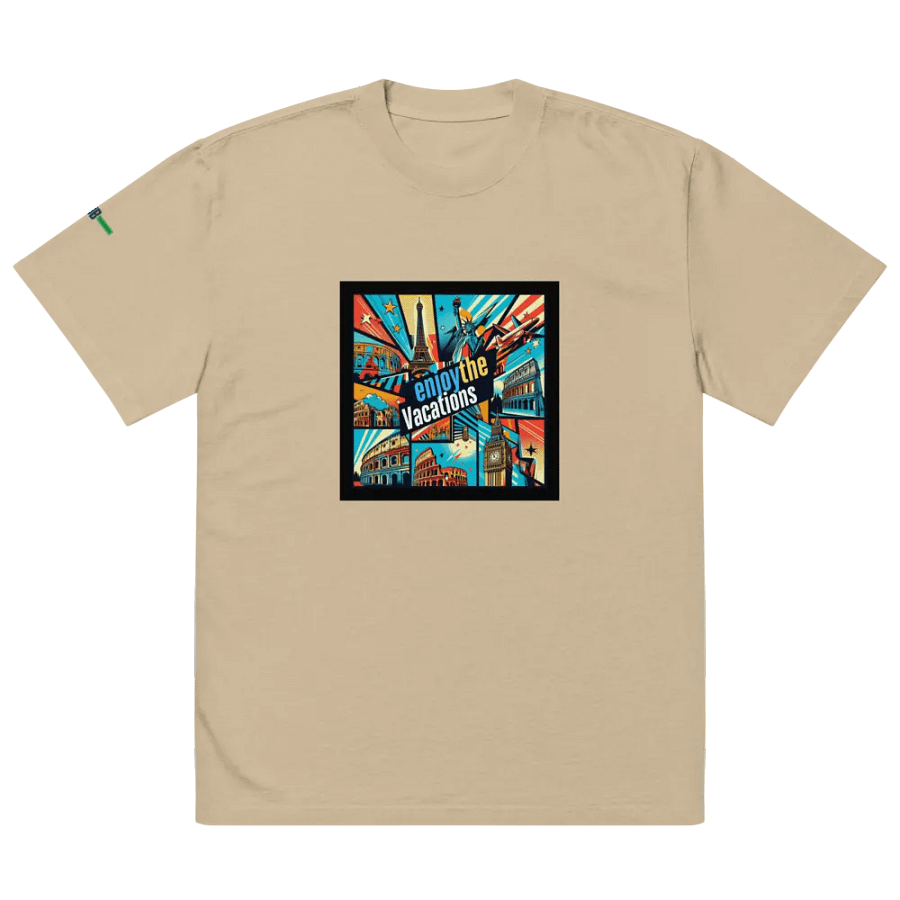 AS Colour Unisex Premium T-Shirt | AI Design explore the world product image (2)