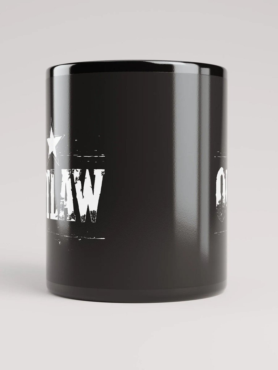 "Outlaw" Mug White Lettering product image (5)