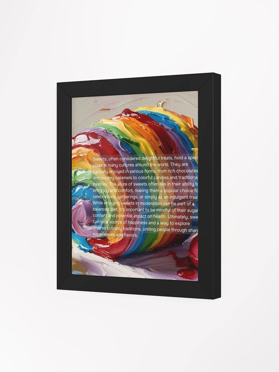 oil painting of rainbow sweets product image (32)