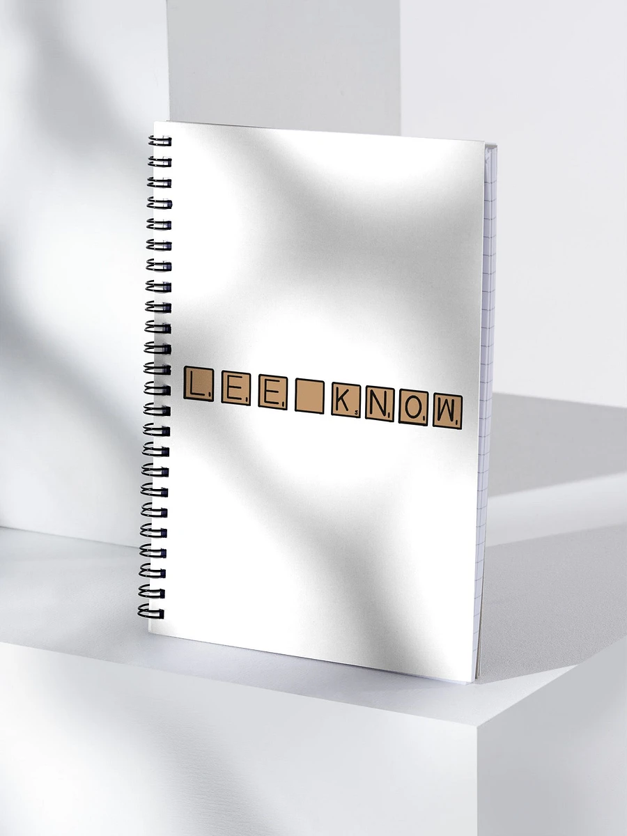 Scrabble Lee Know notebook product image (4)