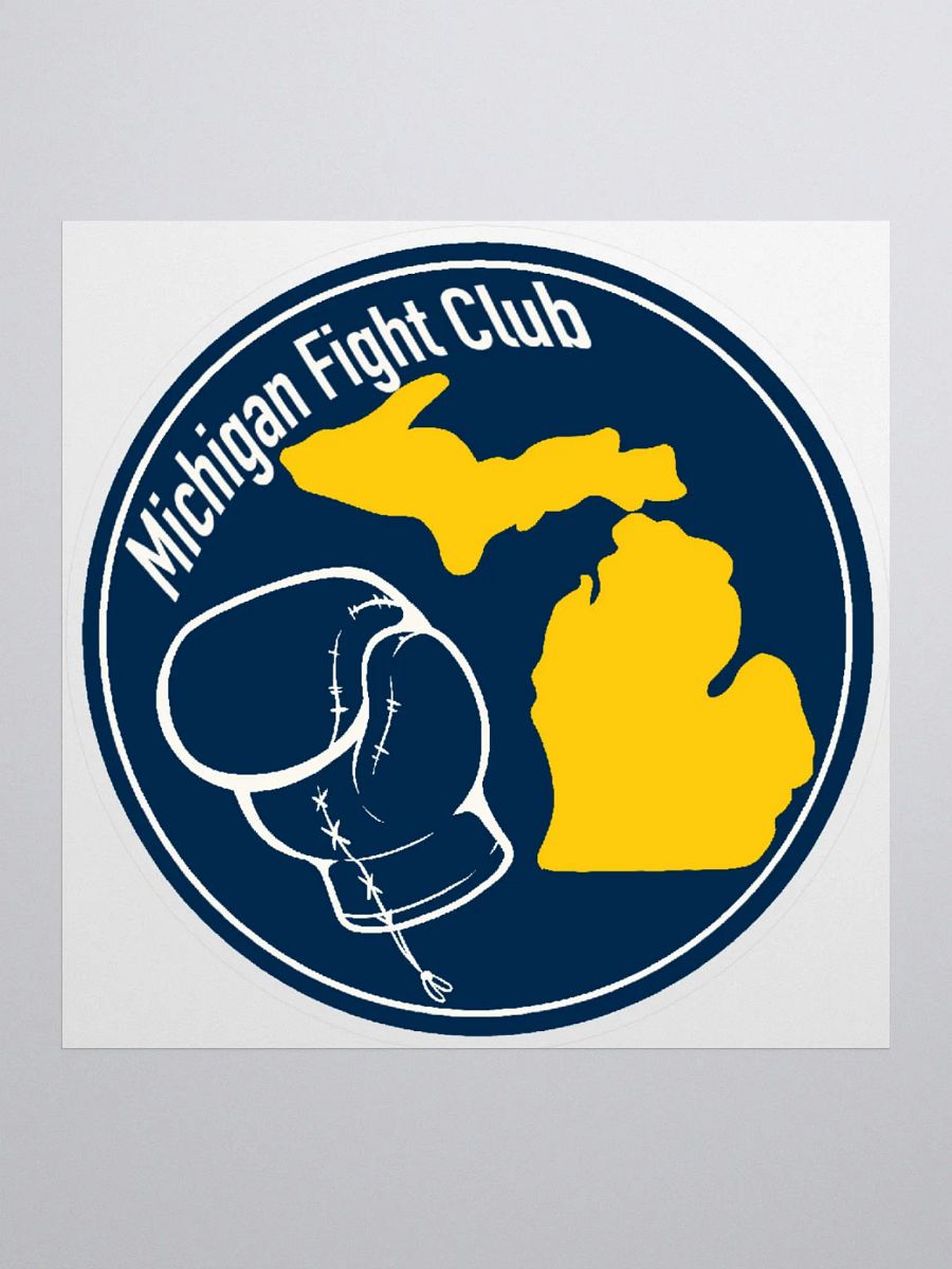 Michigan Fight Club Sticker product image (1)