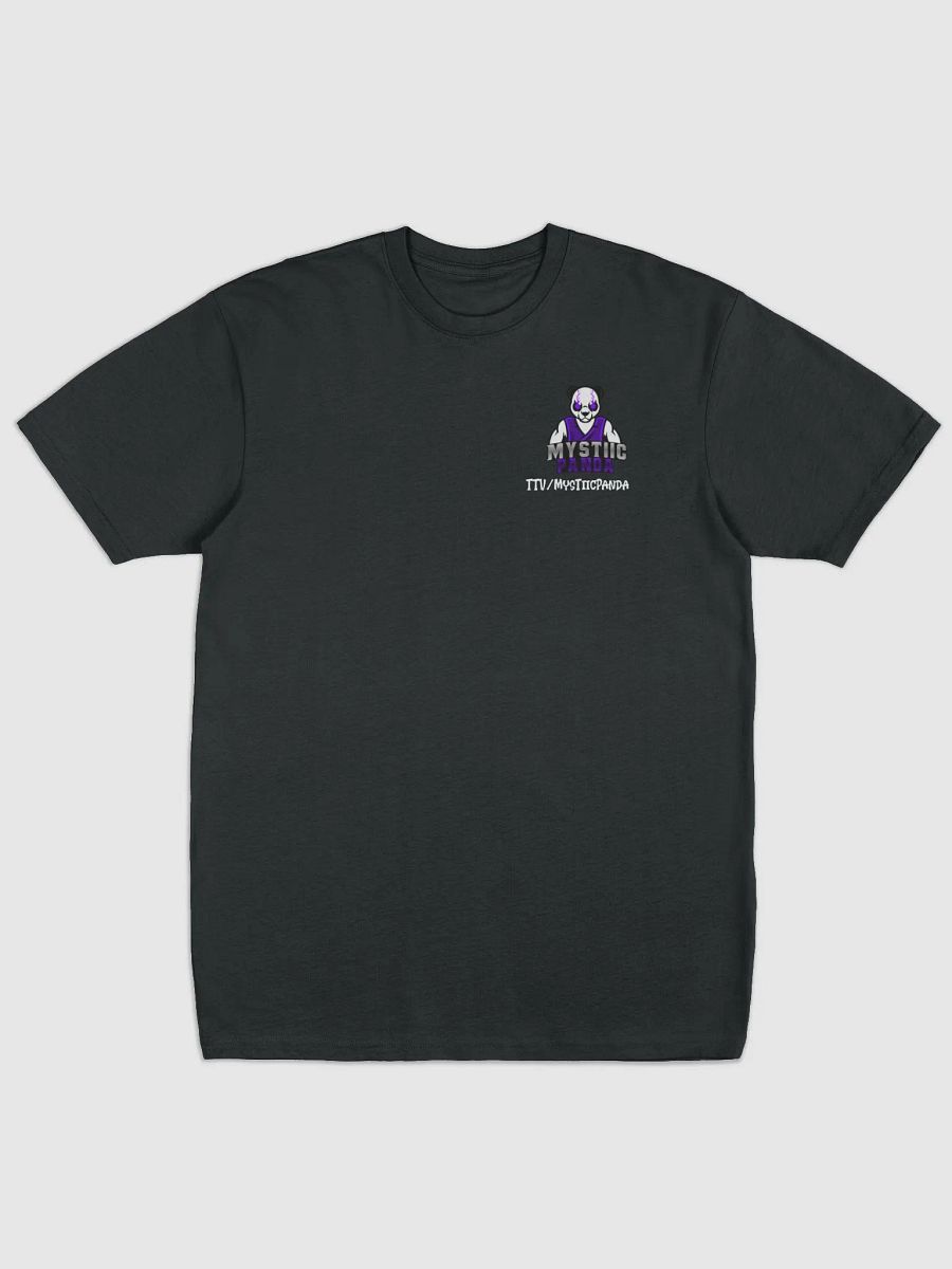 Panda Face T-Shirt Dark product image (2)
