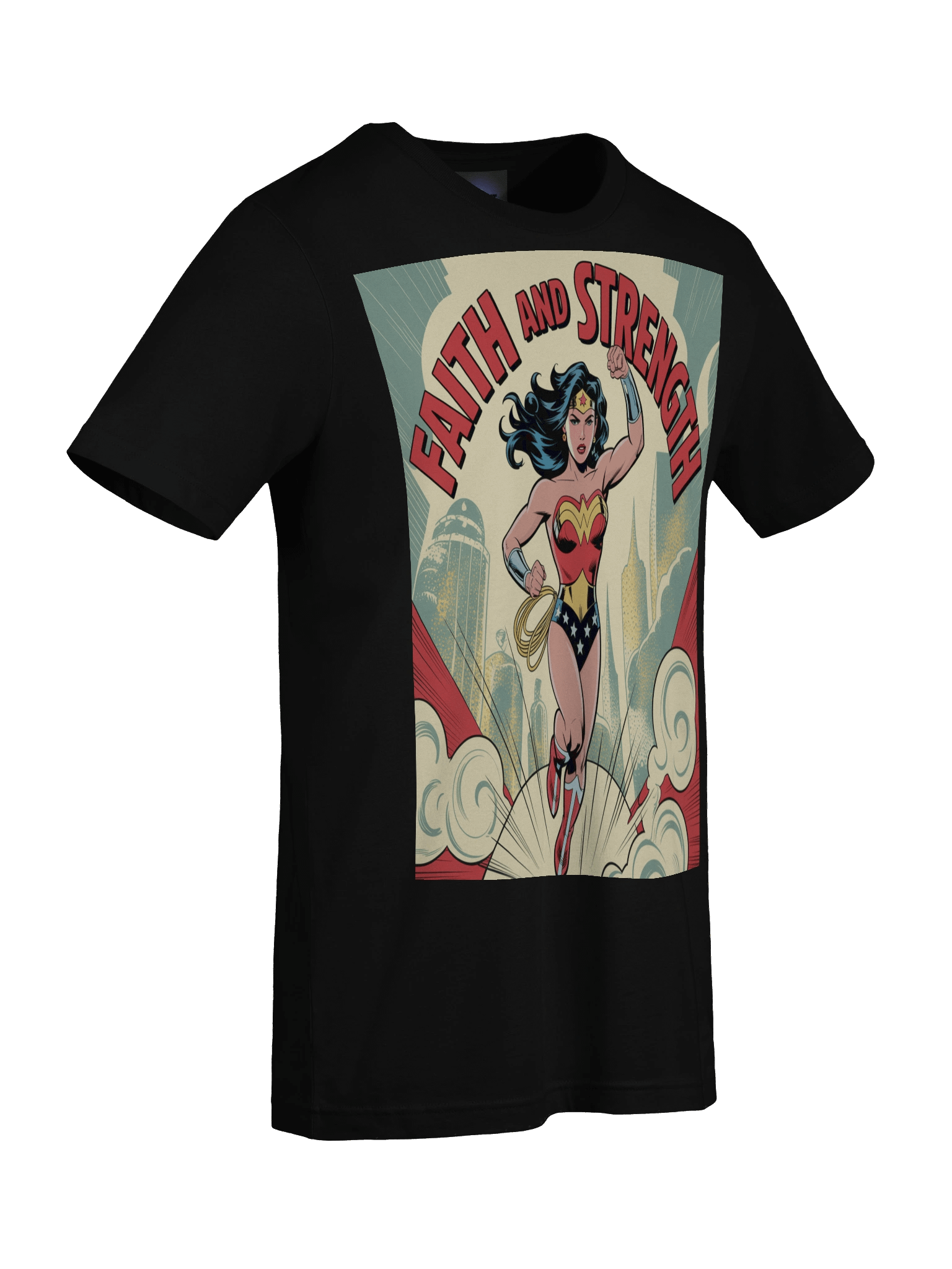 Wonder Woman Faith and Strength Supersoft T-Shirt product image (9)