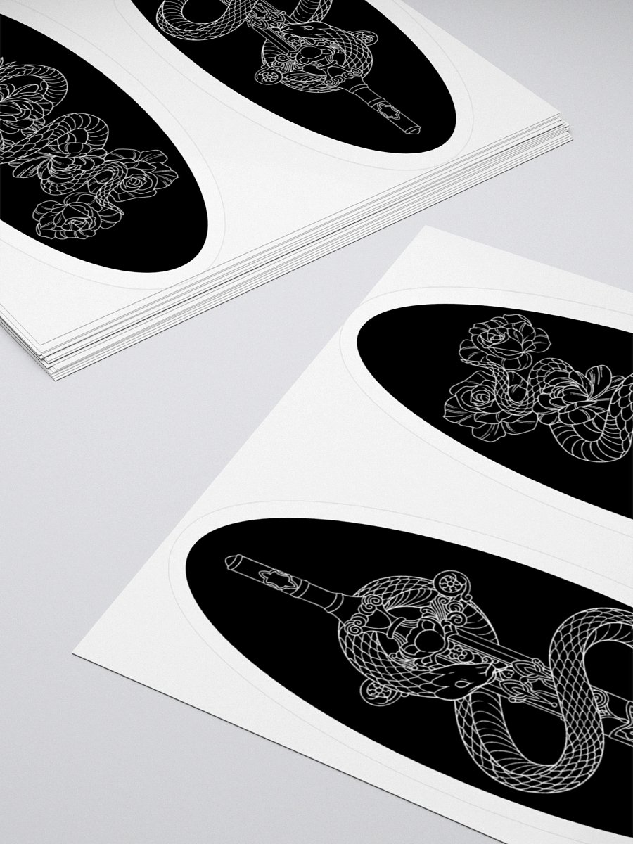 Oval Print Stickers product image (3)
