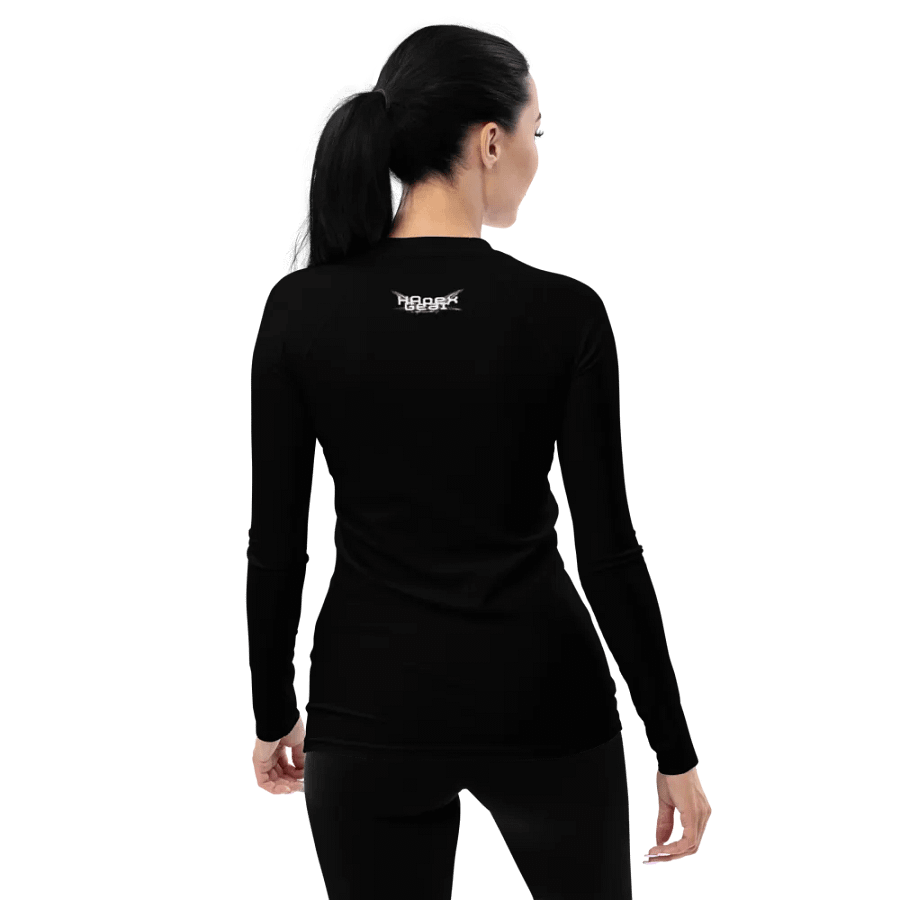 Women's Rash Guard - Black - White HApex Gear White Logo product image (4)