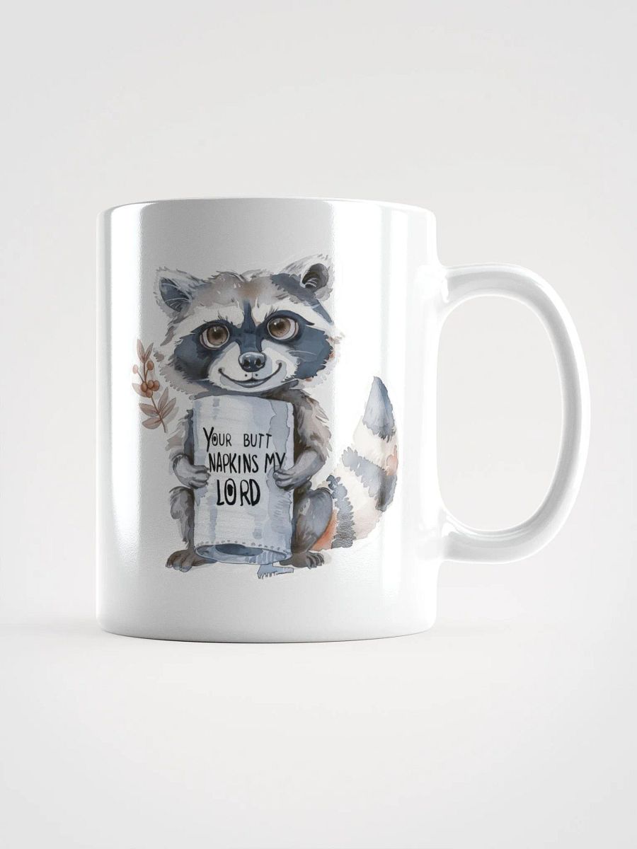 Playful Raccoon Butt Napkins Mug product image (16)