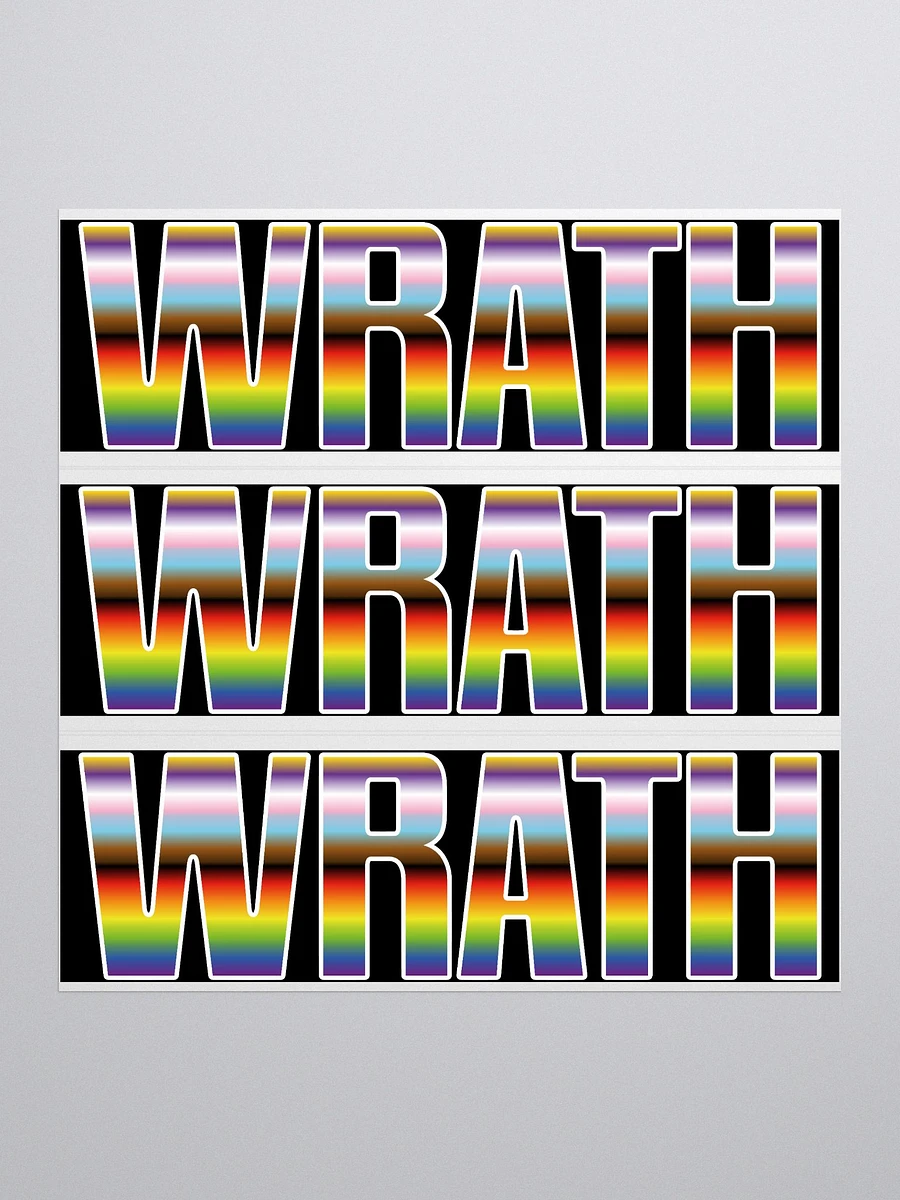 WRATH 2023 stripes bubble free stickers product image (1)