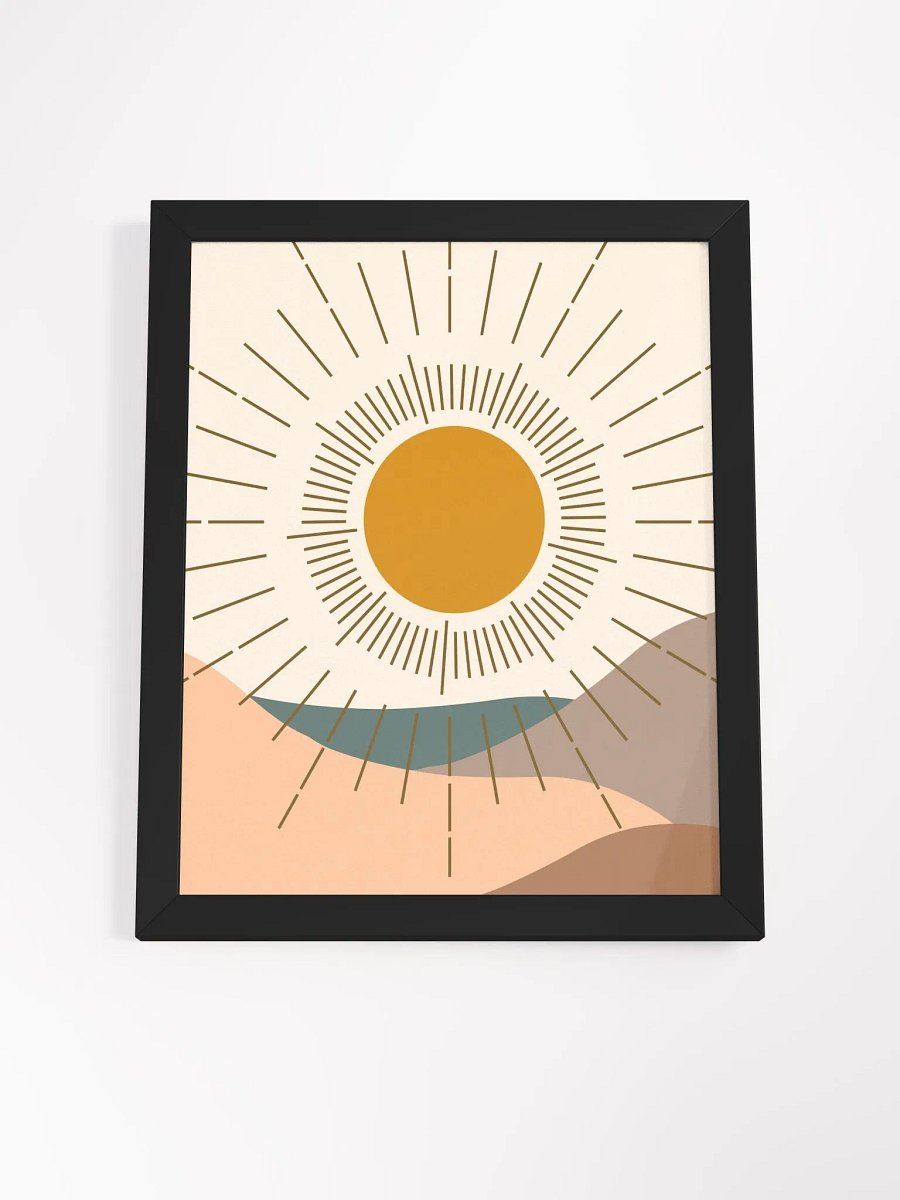 Radiant Sunburst Framed Poster product image (70)