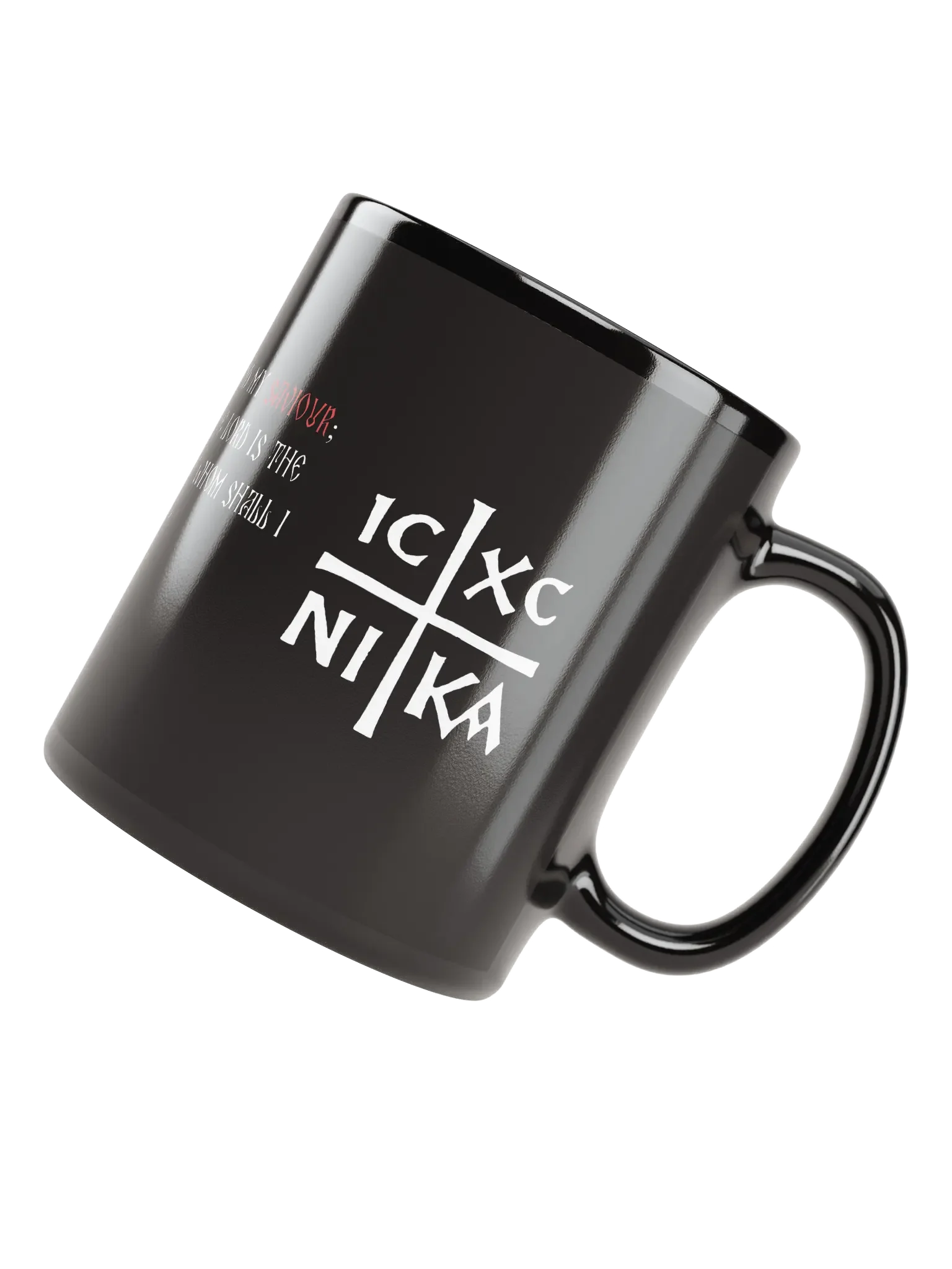 Sanctus Black Glossy Mug product image (8)