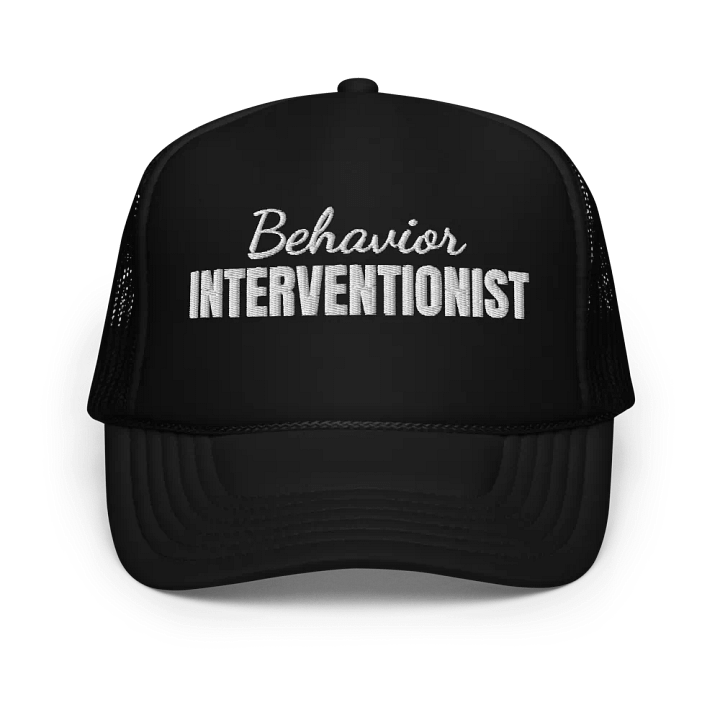 Behavior Interventionist - Embroidered Trucker Cap Hat product image (1)