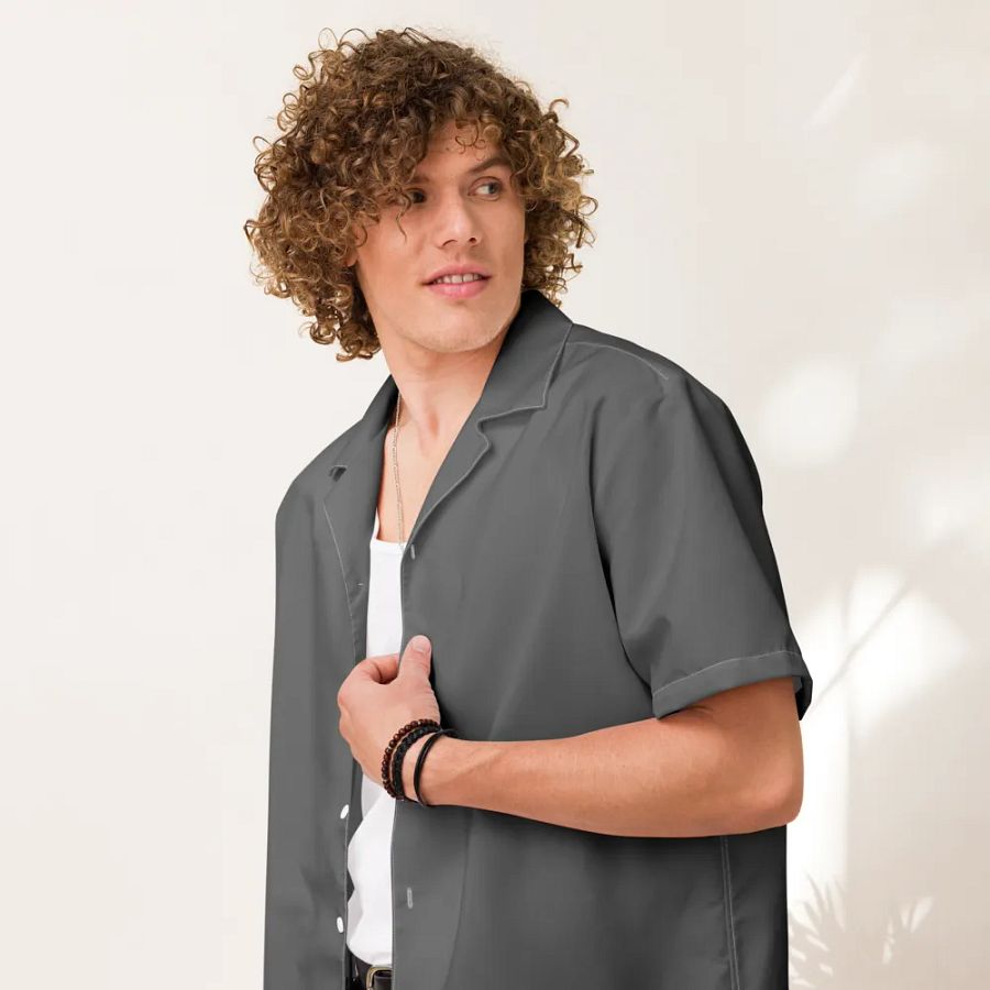 IDFK Whole Lotta Gray Button Up product image (9)