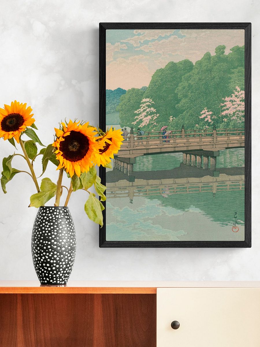 Late Autumn at Ichikawa - Kawase Hasui product image (3)