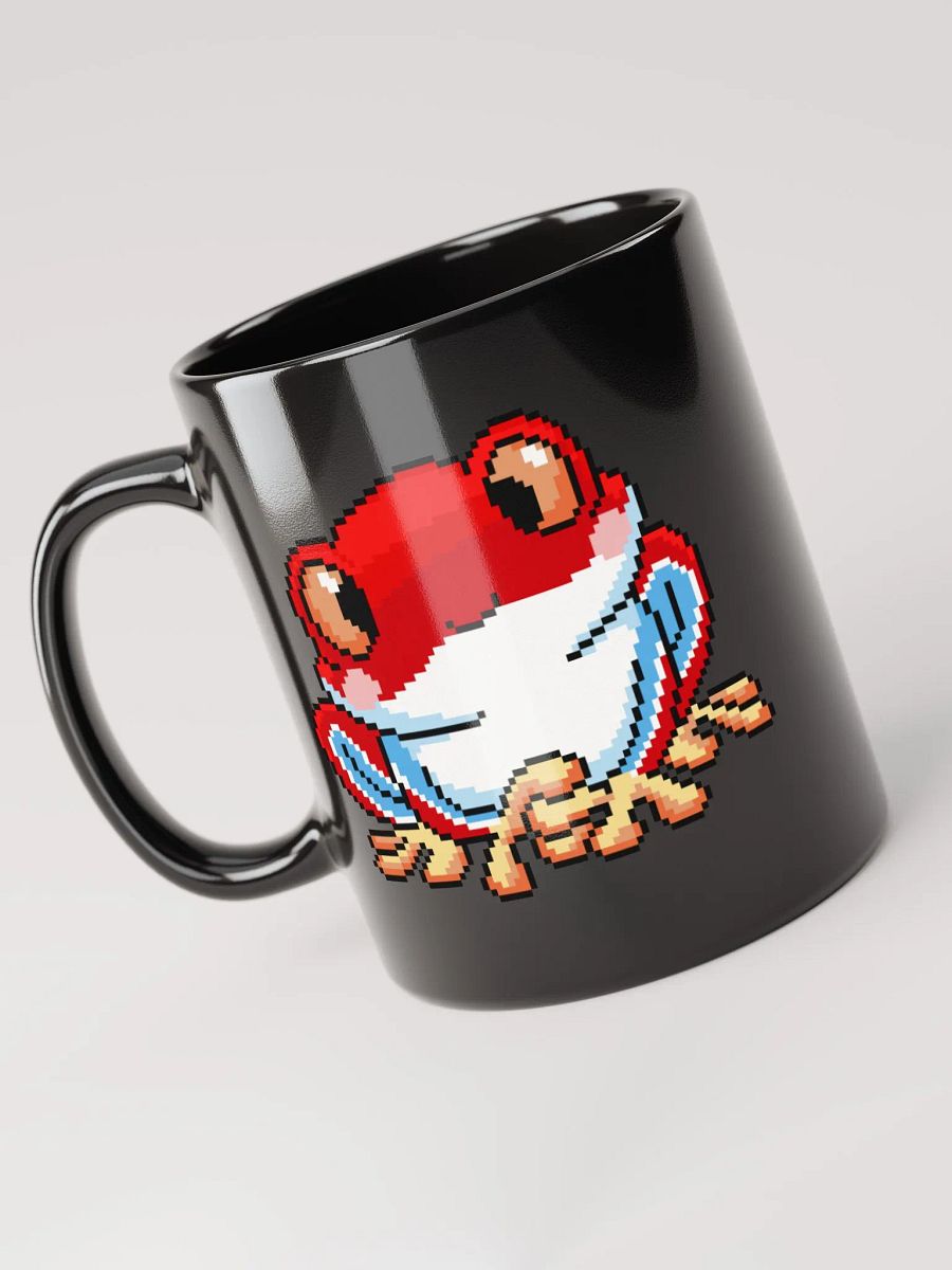 Red Rip the Frog Black Glossy Mug product image (5)