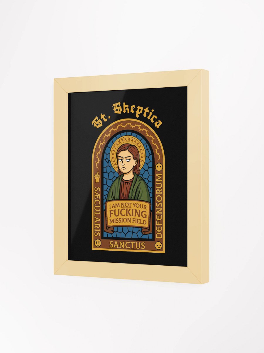 St. Skeptica - Not Your Mission Field Print (Explicit) product image (3)