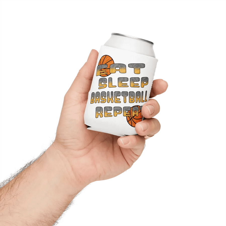 Eat Sleep Basketball Repeat Bliss Can Cooler product image (4)