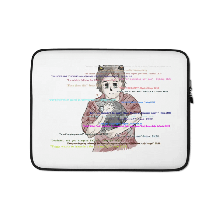 Nova with Lily & quotes laptop cover product image (1)