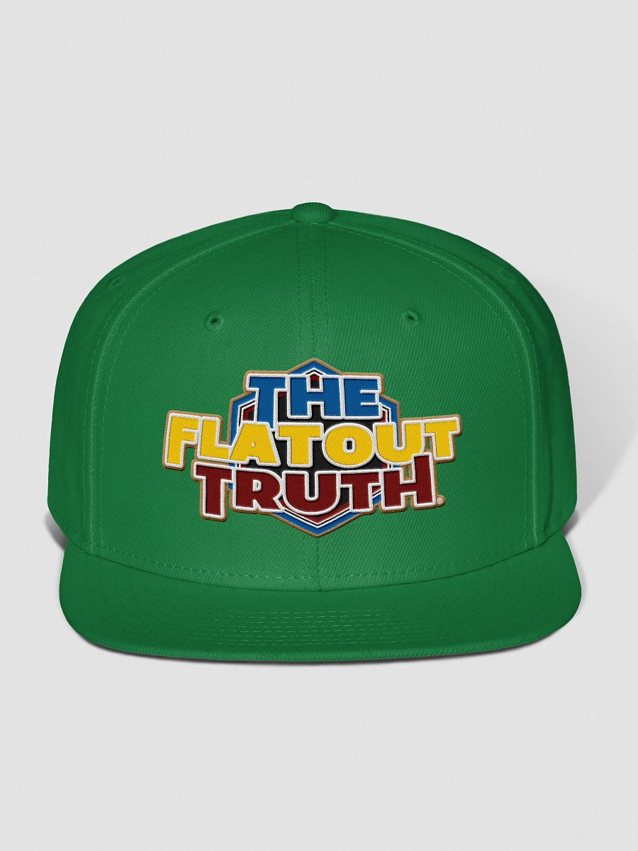 TFOT Embroidered Lemon Hex Flat Snapback Hat product image (6)