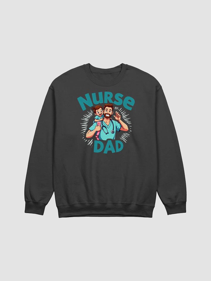 Nurse Dad Love Crewneck Sweatshirt product image (1)